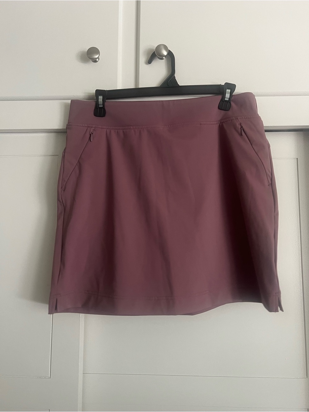 32 Degrees Cool Skirt Womens Medium Lined Golf Tennis Side Pockets Light Purple